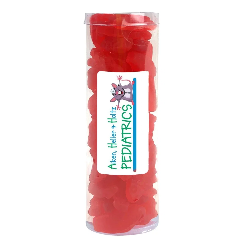 Large Fun Tube with Label Standard Fill — Candy Fill: Swedish Fish™ — view 4
