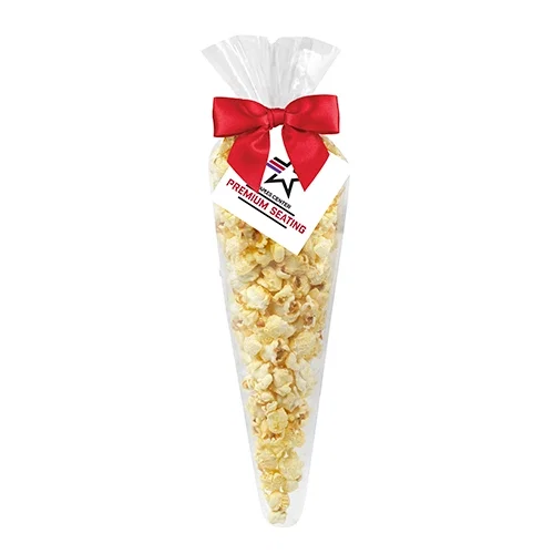 Large Gourmet Popcorn Cone Bags — view 1