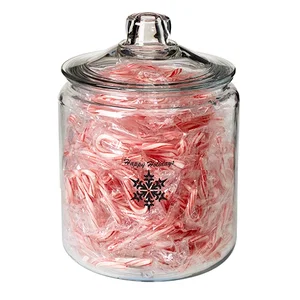 Large Half Gallon Glass Jar - Clear Glass