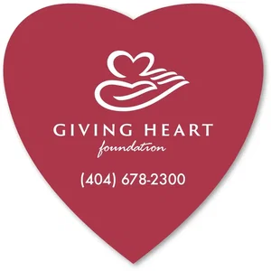 Logo Large Heart Magnet