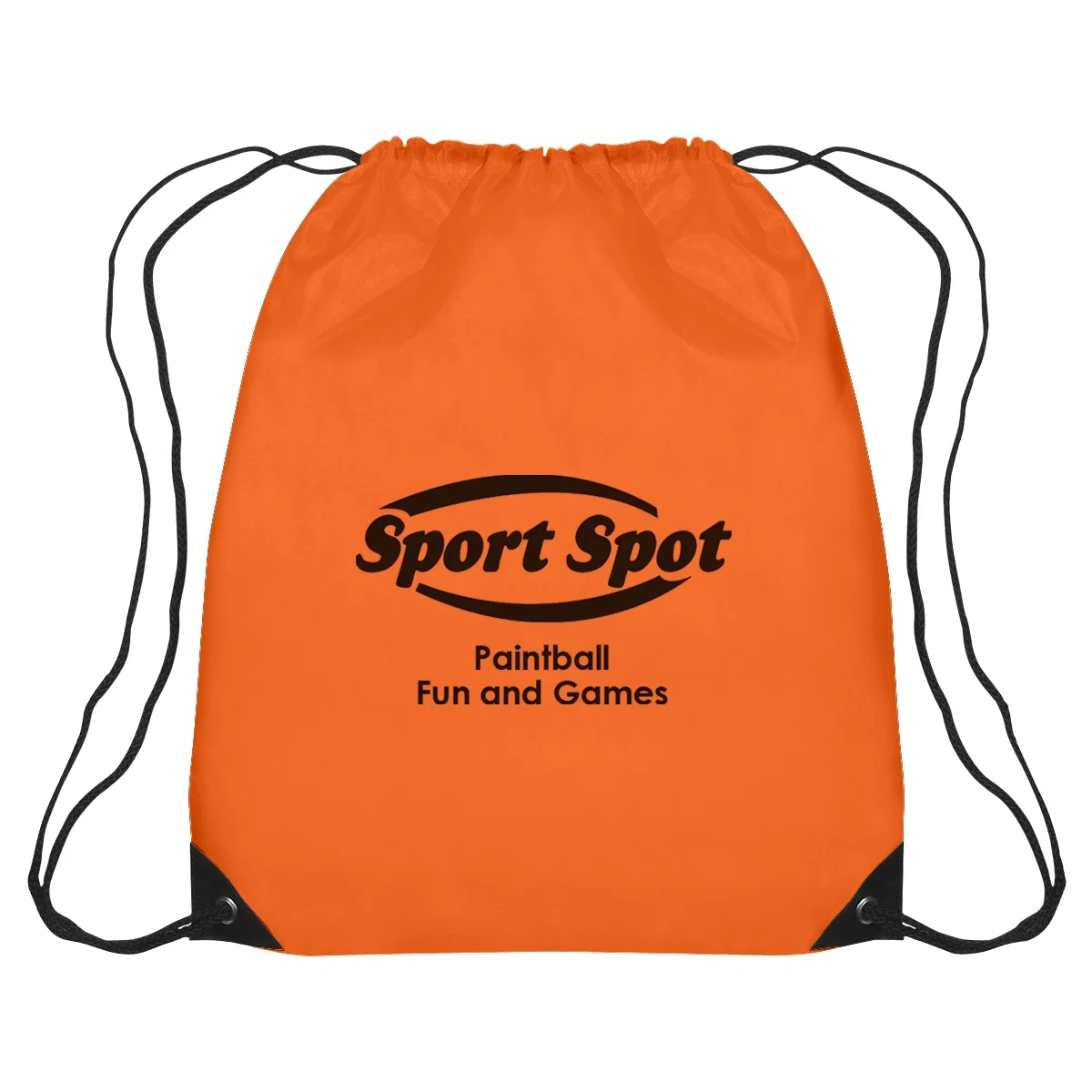 Orange version of the recycled cinch pack