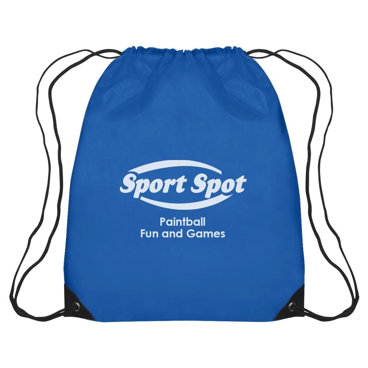 Royal blue sports pack seen from the side