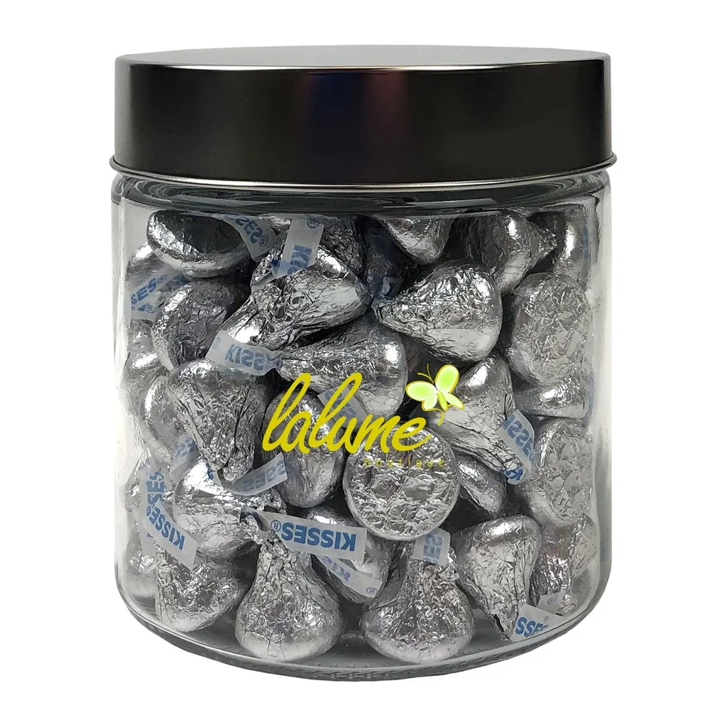 Large Jar Premium Fill — Clear,Candy Fill: Hershey's™ Kisses™