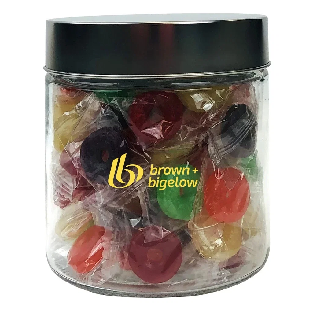 Large Jar Premium Fill — Clear,Candy Fill: Life Savers™ — view 3