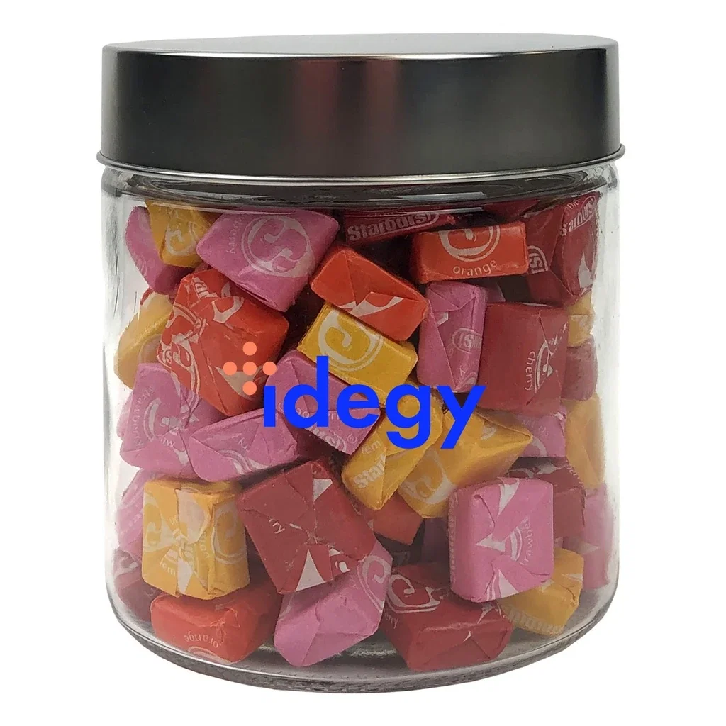 Large Jar Standard Fill — Clear,Candy Fill: Starburst™ — view 3