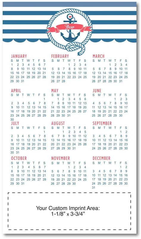 Custom Magnetic Calendar - Large (20 mil/30 mil) — view 6