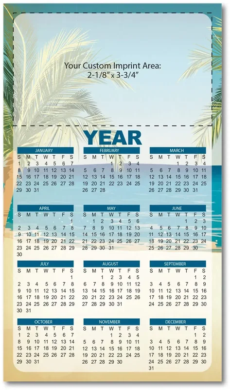 Custom Magnetic Calendar - Large (20 mil/30 mil) — view 7