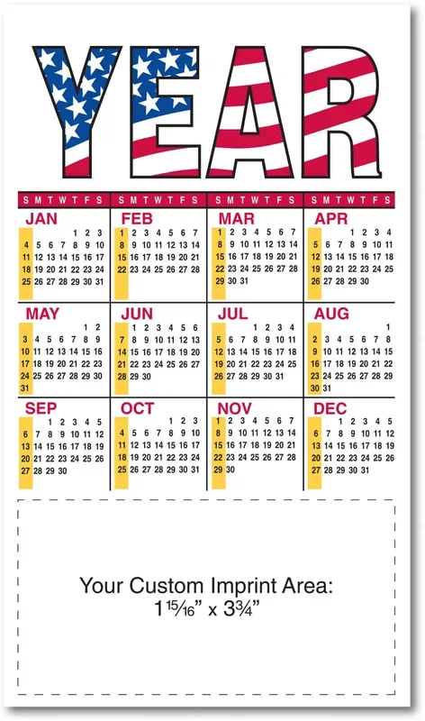 Custom Magnetic Calendar - Large (20 mil/30 mil) — view 9