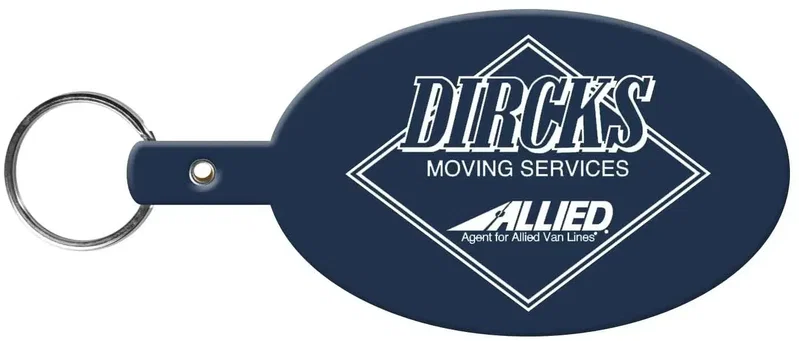 Branded Oval Key Tag — view 10