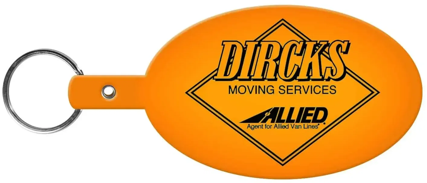 Branded Oval Key Tag — view 2