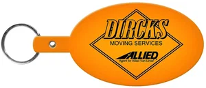 Branded Oval Key Tag