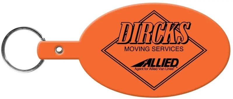 Branded Oval Key Tag — view 5
