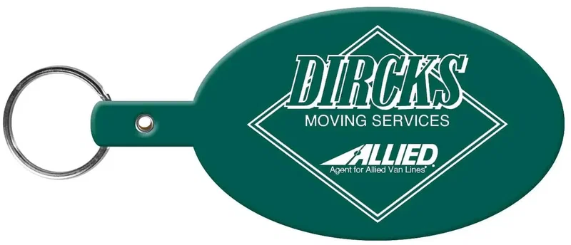 Branded Oval Key Tag — view 6