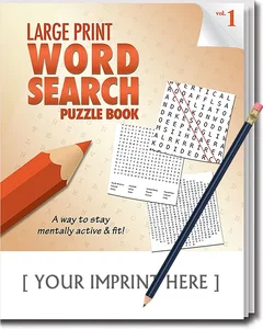 Large Print Word Search Puzzle Book - Volume 1