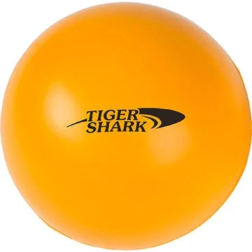 Large Round Stress Ball in squeezable polyurethane foam, blank promotional stress reliever, front view