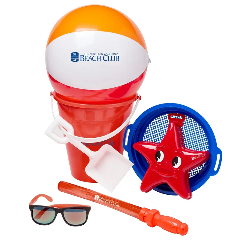 Custom Printed Large Sand Pail Kit — view 7