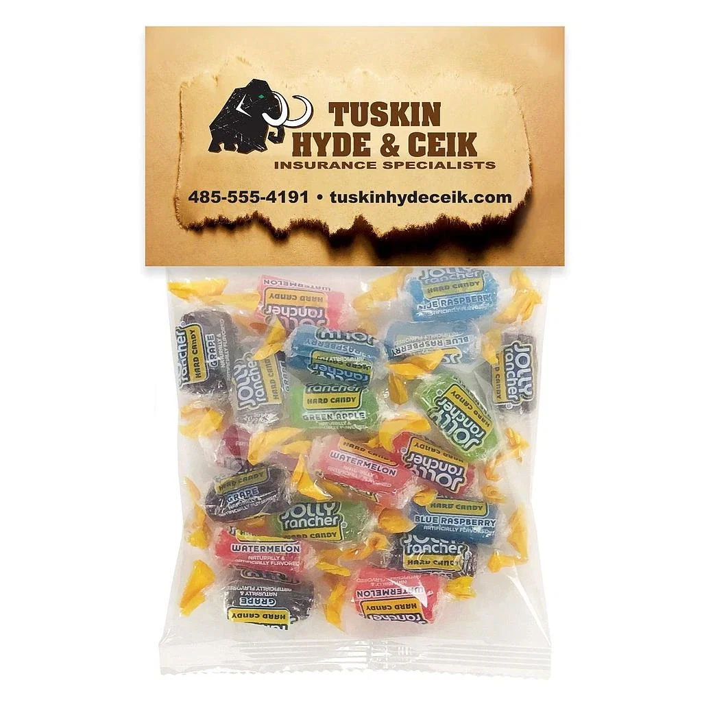 Large Snack Bag with Header Card Standard Fill — Candy Fill: Jolly Rancher™ — view 2