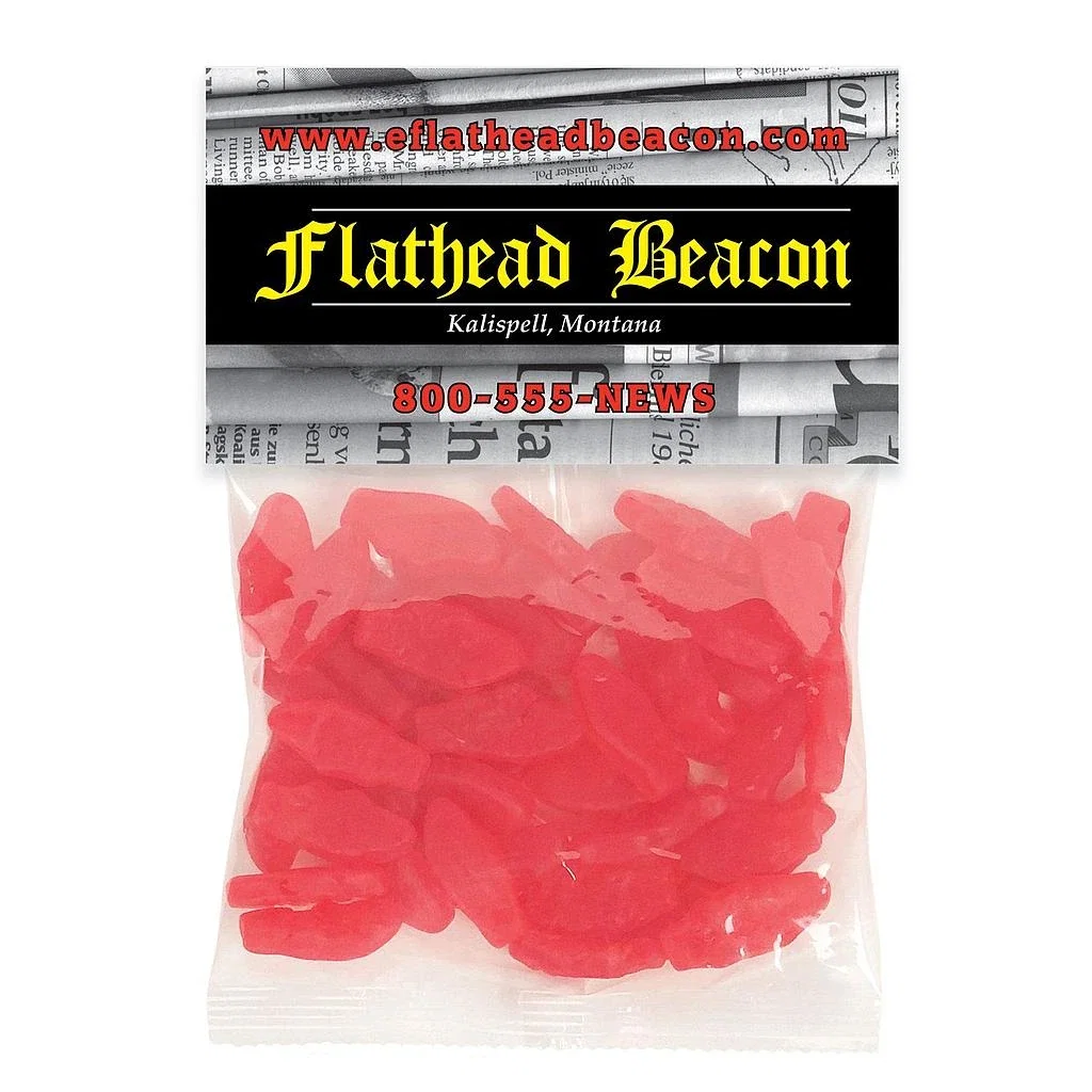 Large Snack Bag with Header Card Standard Fill — Candy Fill: Swedish Fish™ — view 4