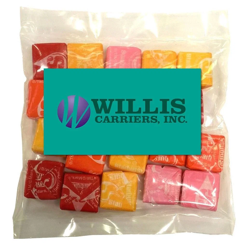 Large Snack Bag with Rectangle Magnet Standard Fill — Candy Fill: Starburst™ — view 3