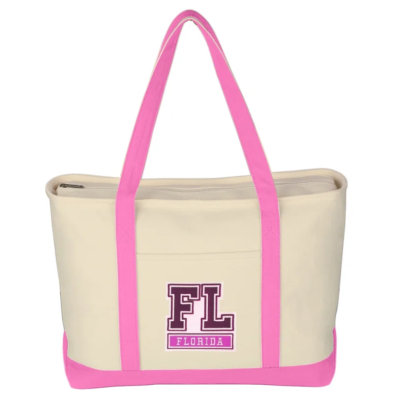 Large Starboard Cotton Canvas Tote Bag With Tackle Twill Patch — view 10