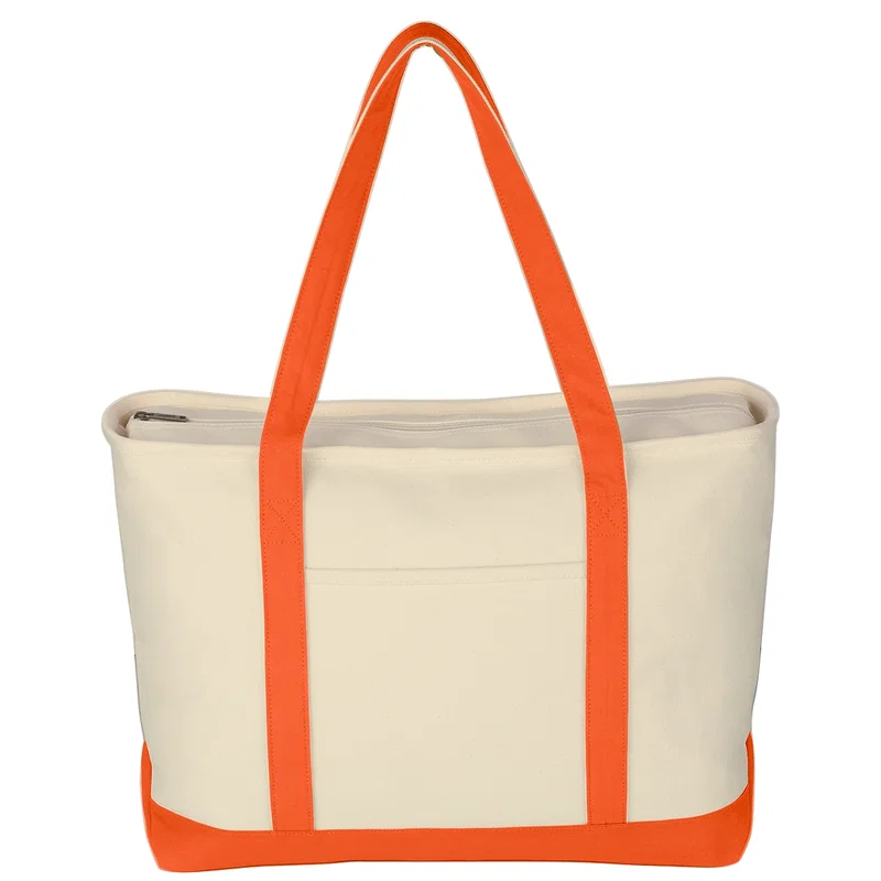 Large Starboard Cotton Canvas Tote Bag With Tackle Twill Patch — view 12