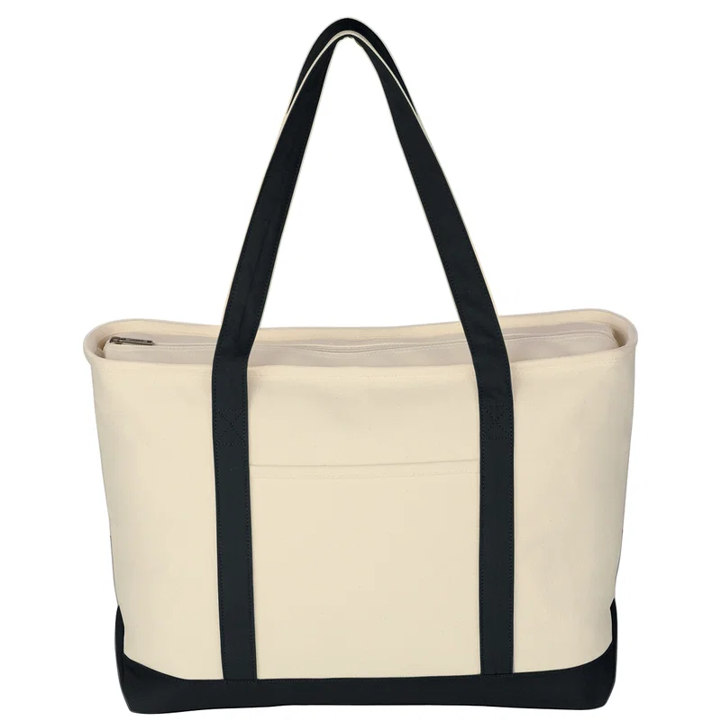 Large Starboard Cotton Canvas Tote Bag With Tackle Twill Patch — view 20