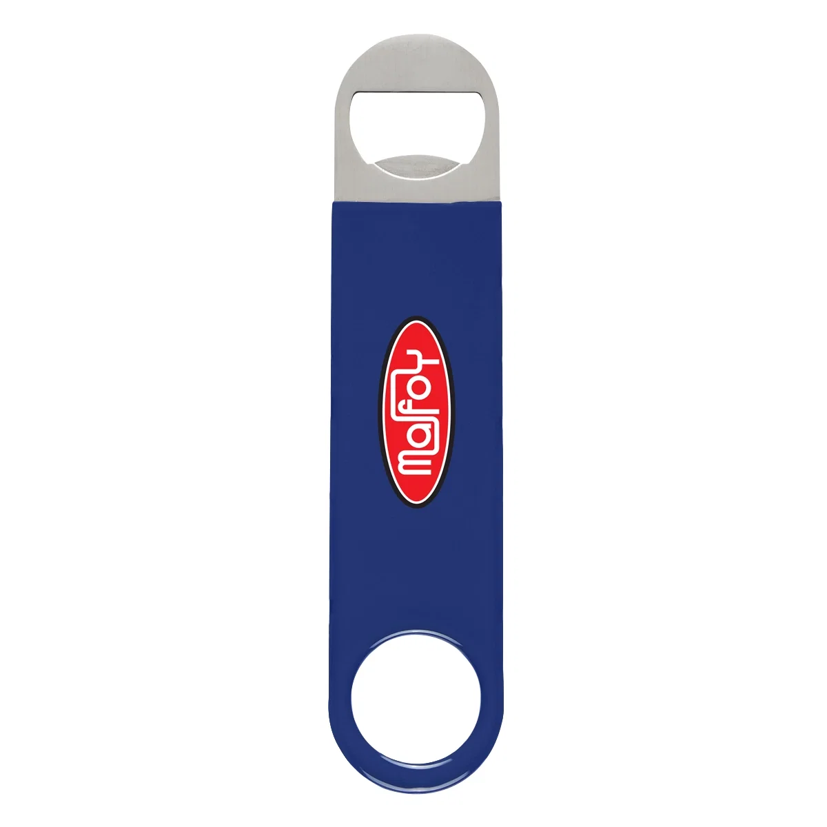 Blue coated handle shown at full length