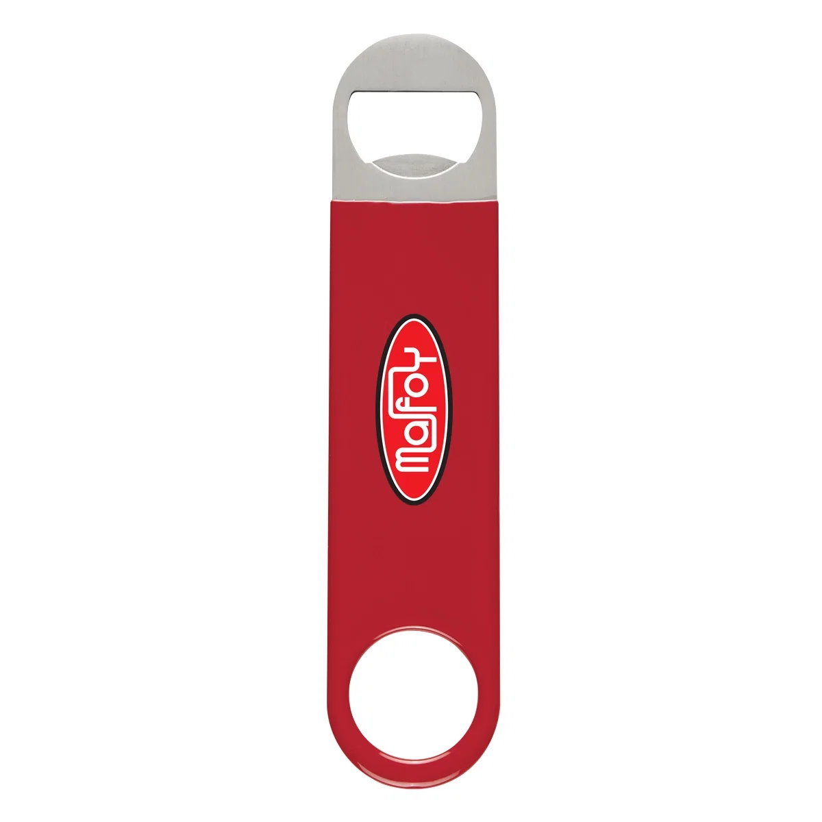 Red version angled to display the opening head