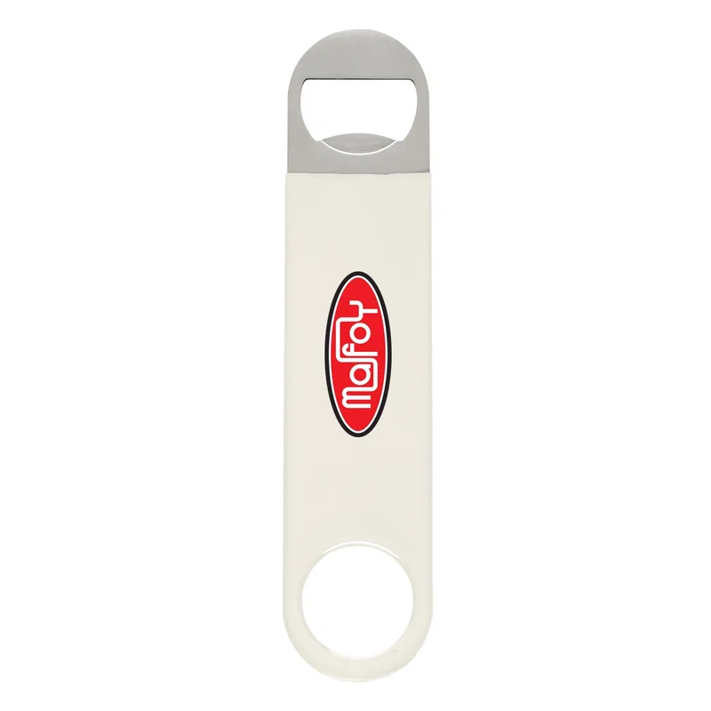 Large Vinyl Coated Stainless Steel Bottle Opener — view 4
