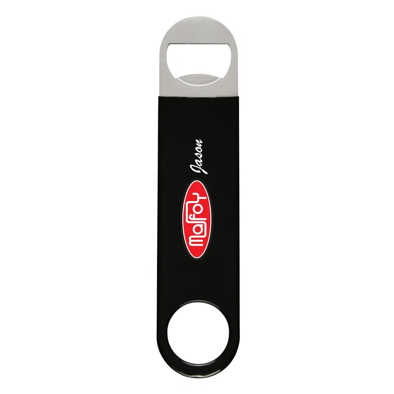 Large Vinyl Coated Stainless Steel Bottle Opener — view 5