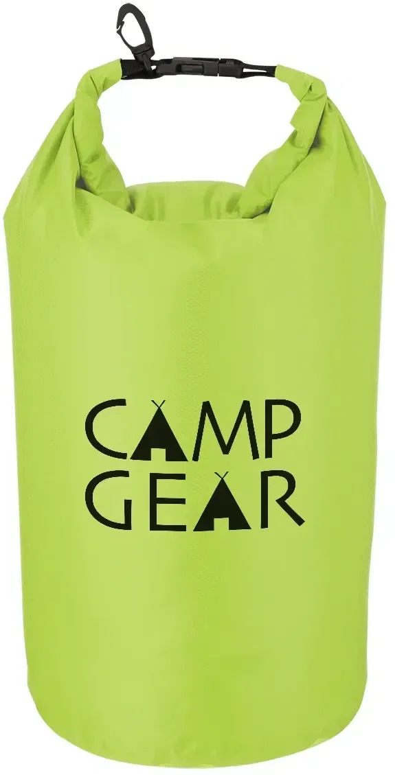 Large roll-top dry bag that keeps gear away from water