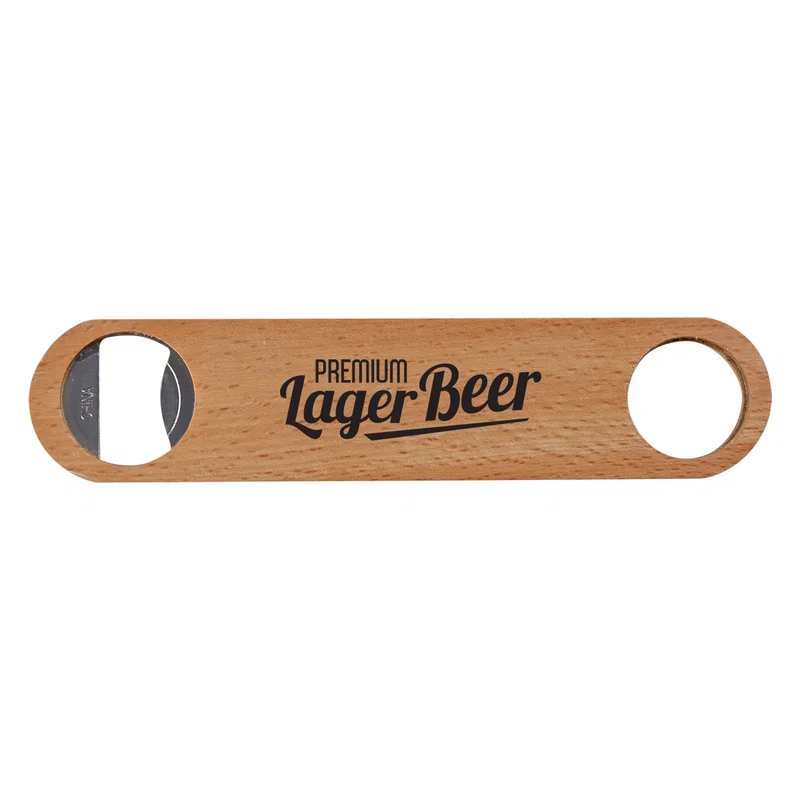 Custom Large Wood Bottle Opener