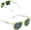 Largo Two-Tone Frame Sunglasses in Lime Green