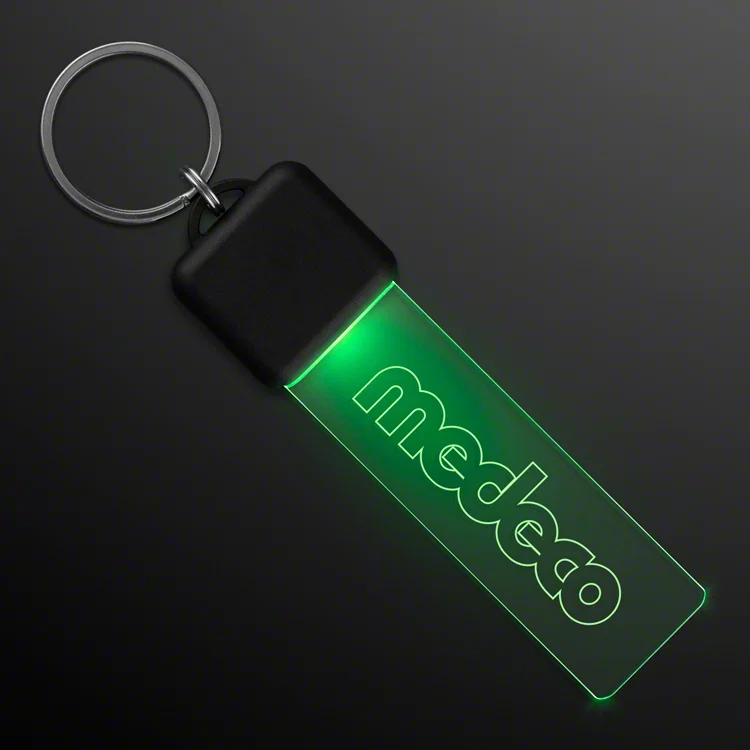 Laser Engraved LED Keychain Light — view 3