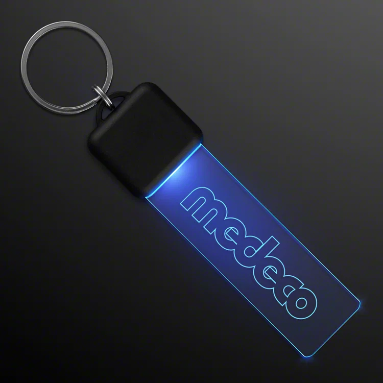 Laser Engraved LED Keychain Light — view 4