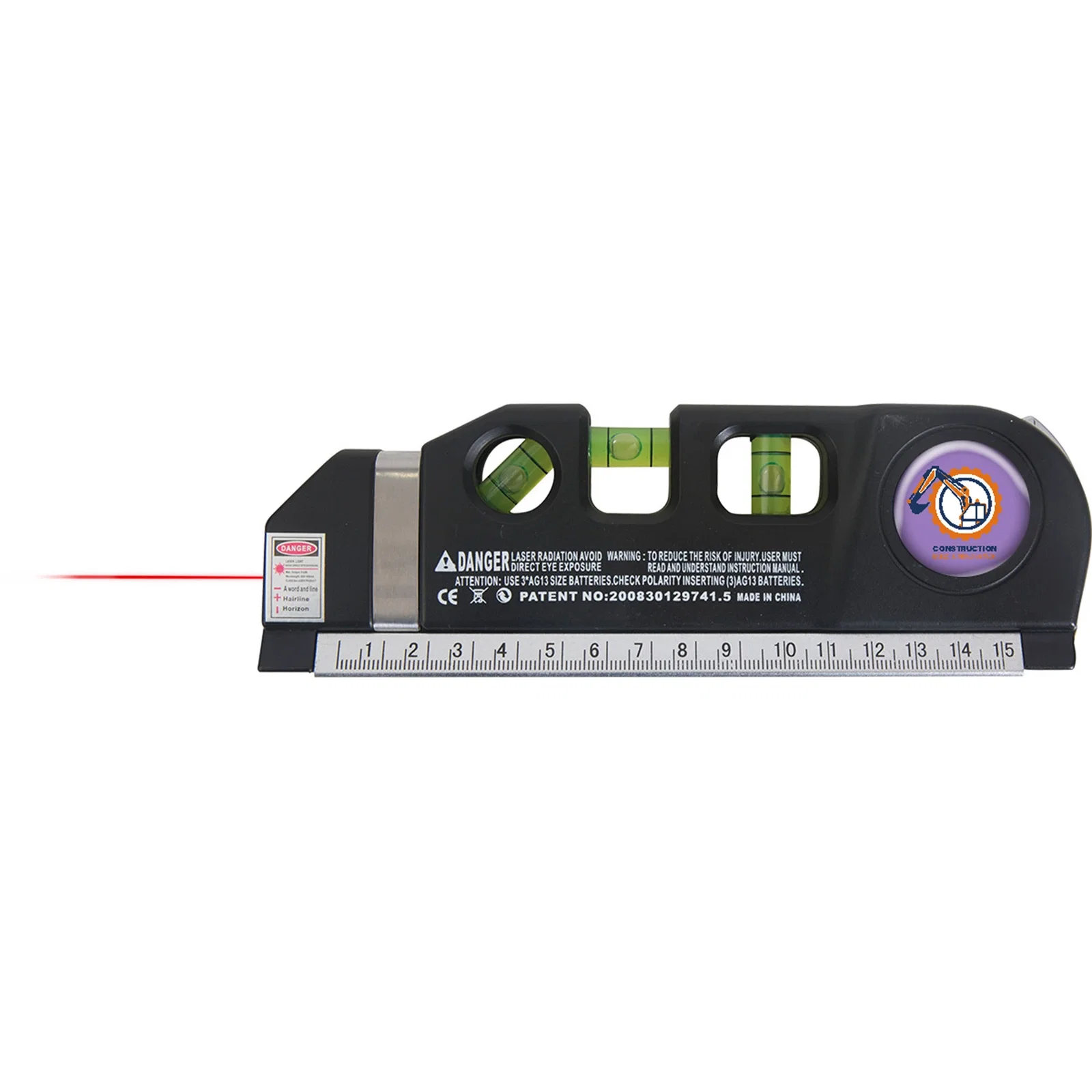 Laser Level with 8' Tape Measure — view 2