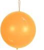 Personalized Latex Punch Balloon (16") in Orange