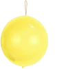 Personalized Latex Punch Balloon (16") in Yellow