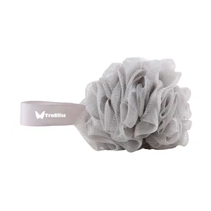Lather Exfoliating Bath Loofah, 4 3/4" DIA, LDPE Plastic Mesh