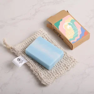 Lather Refresh Kit, Shea Butter Soap Bar and Loofah