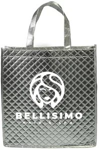Reflective Metallic Non-Woven Tote (1 Color Imprint)