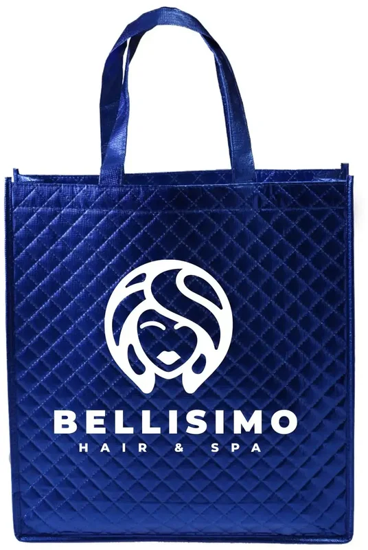 Reflective Metallic Non-Woven Tote (1 Color Imprint) — view 3