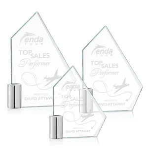 Starfire Crystal Award with a One-Sided Slant