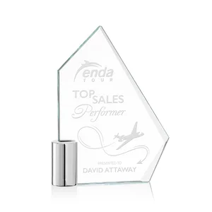 Starfire Crystal Award with a One-Sided Slant