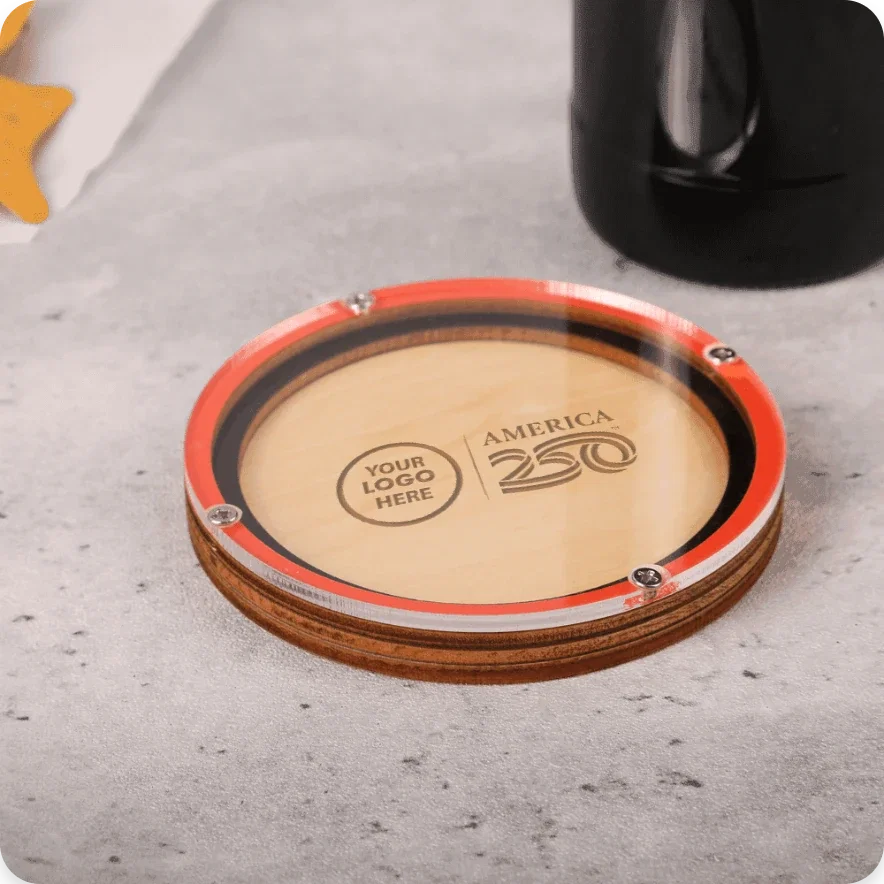 Layered Wood Coaster