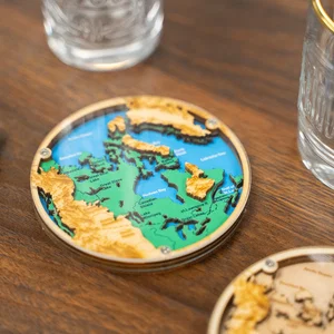 Layered Wood Coaster