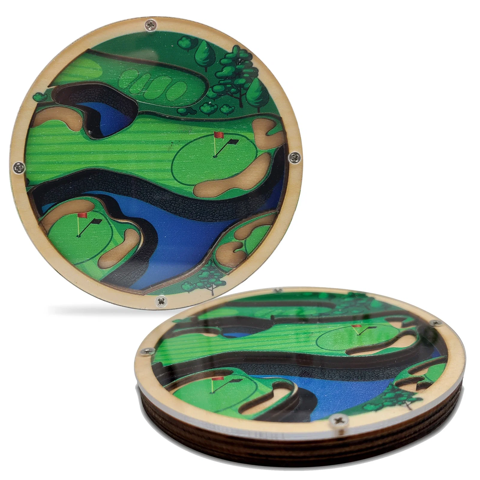 Layered Wood Coaster — view 11
