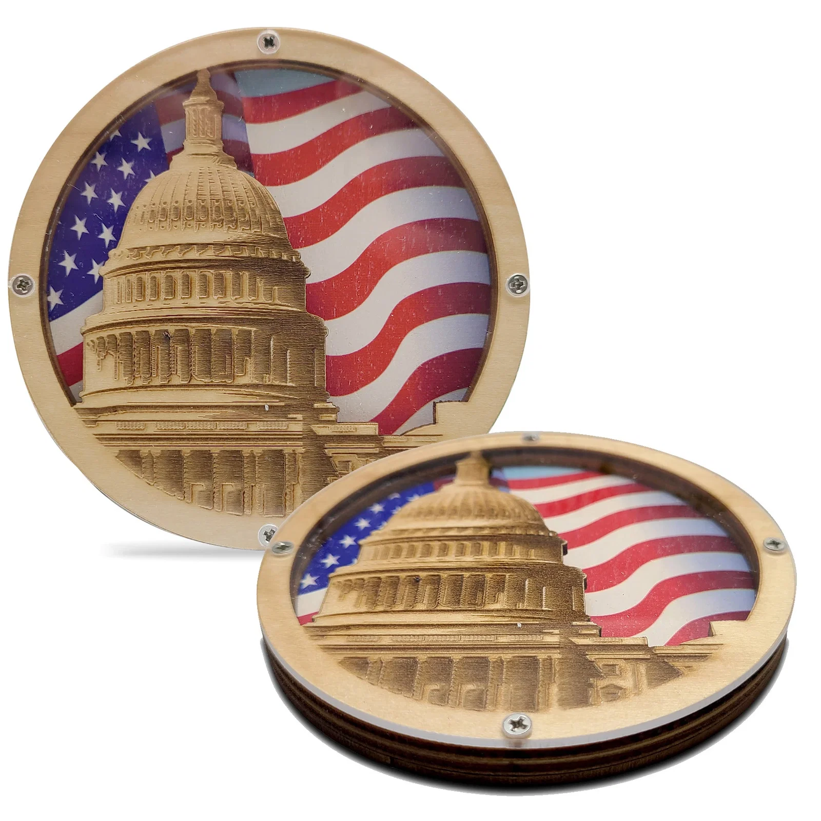 Layered Wood Coaster — view 12