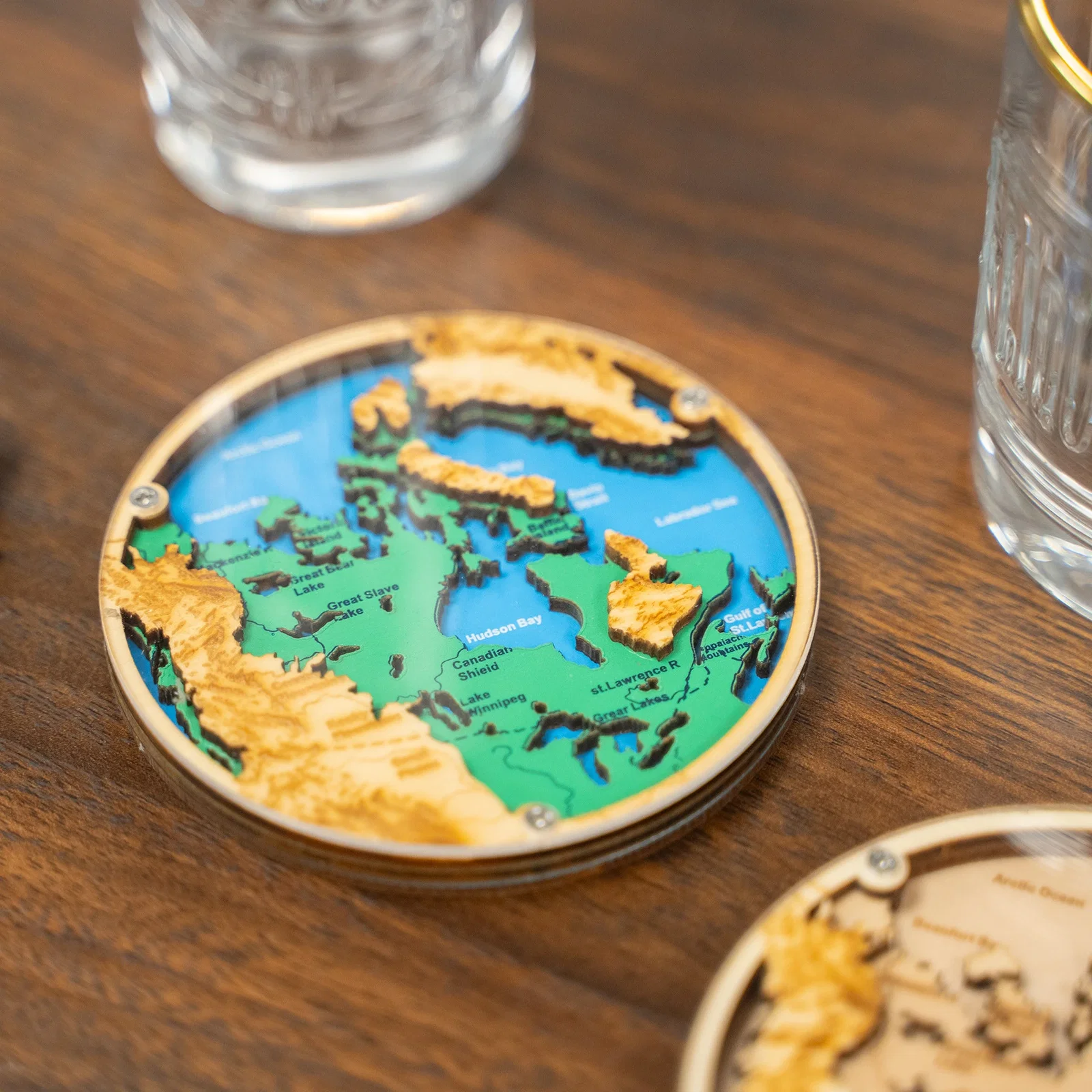 Layered Wood Coaster — view 13