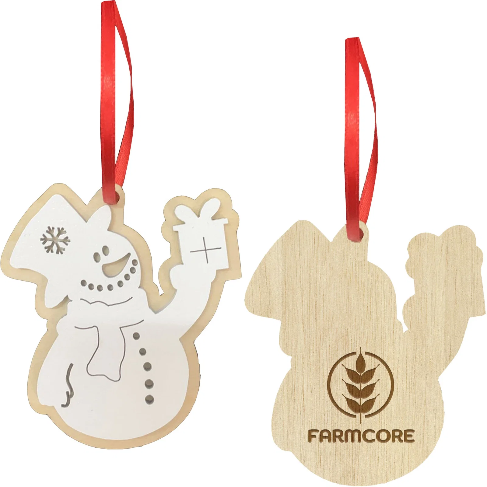 Layered Wood Ornament: Snowflake